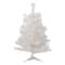 2ft. Pre-Lit White Medium Artificial Christmas Tree, Clear LED Lights